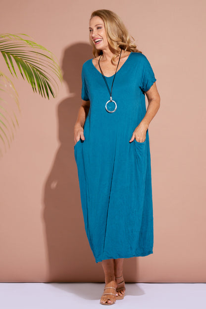 Josie Dress - Teal