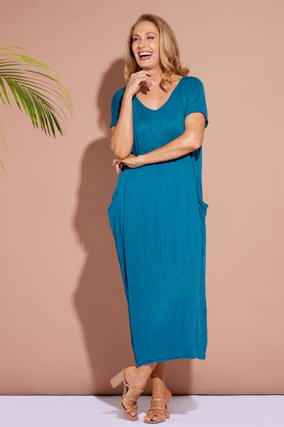 Josie Dress - Teal