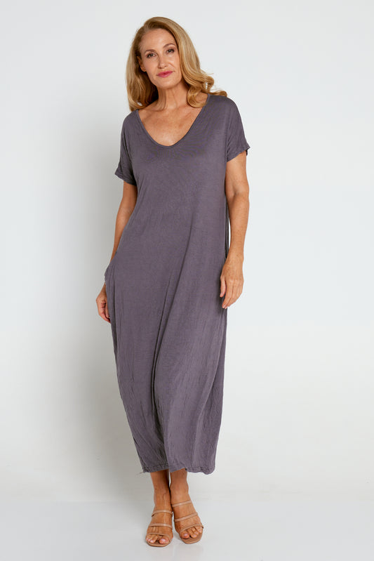 Josie Dress - Charcoal
