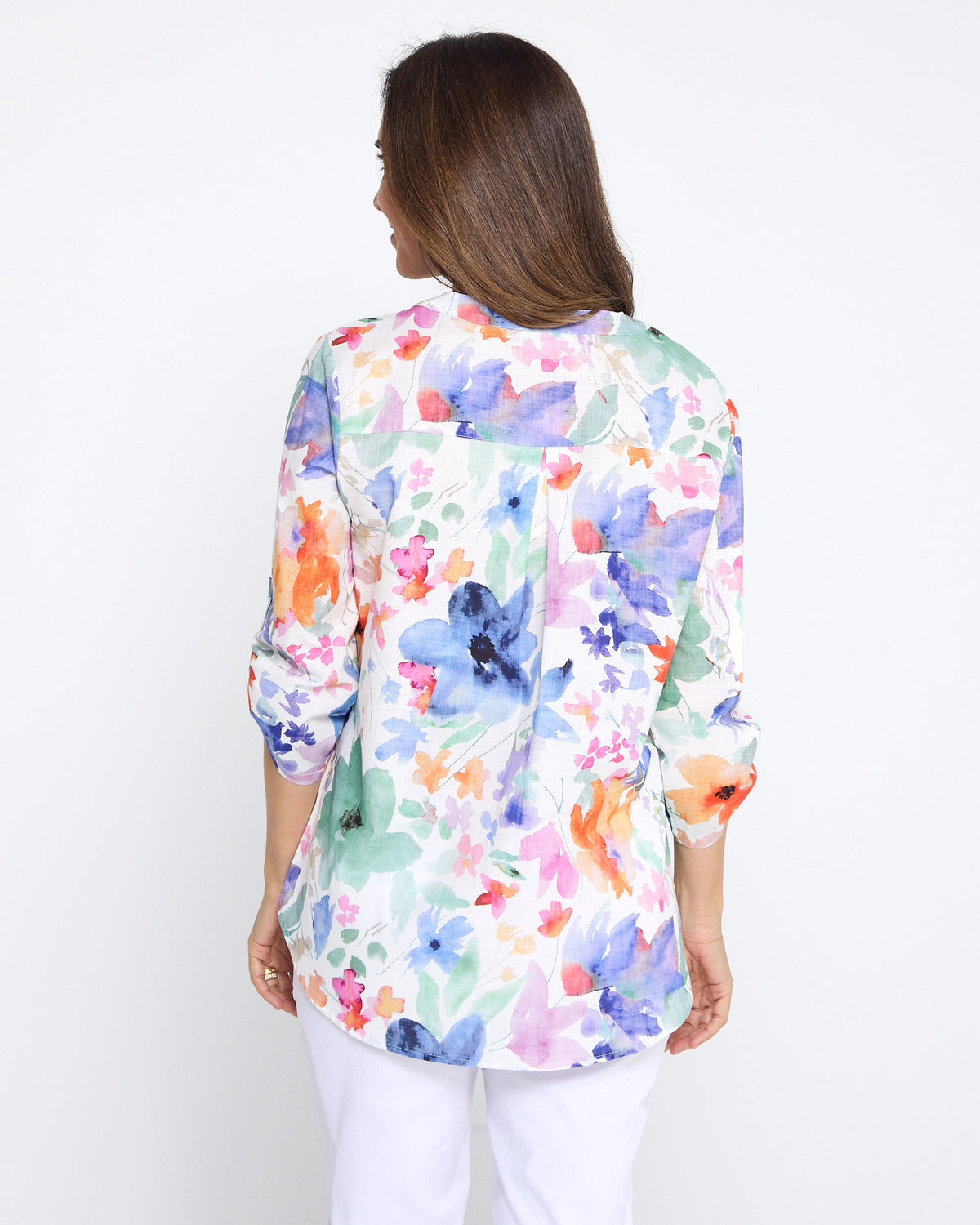 Parnell Blouse - Watercolour Floral