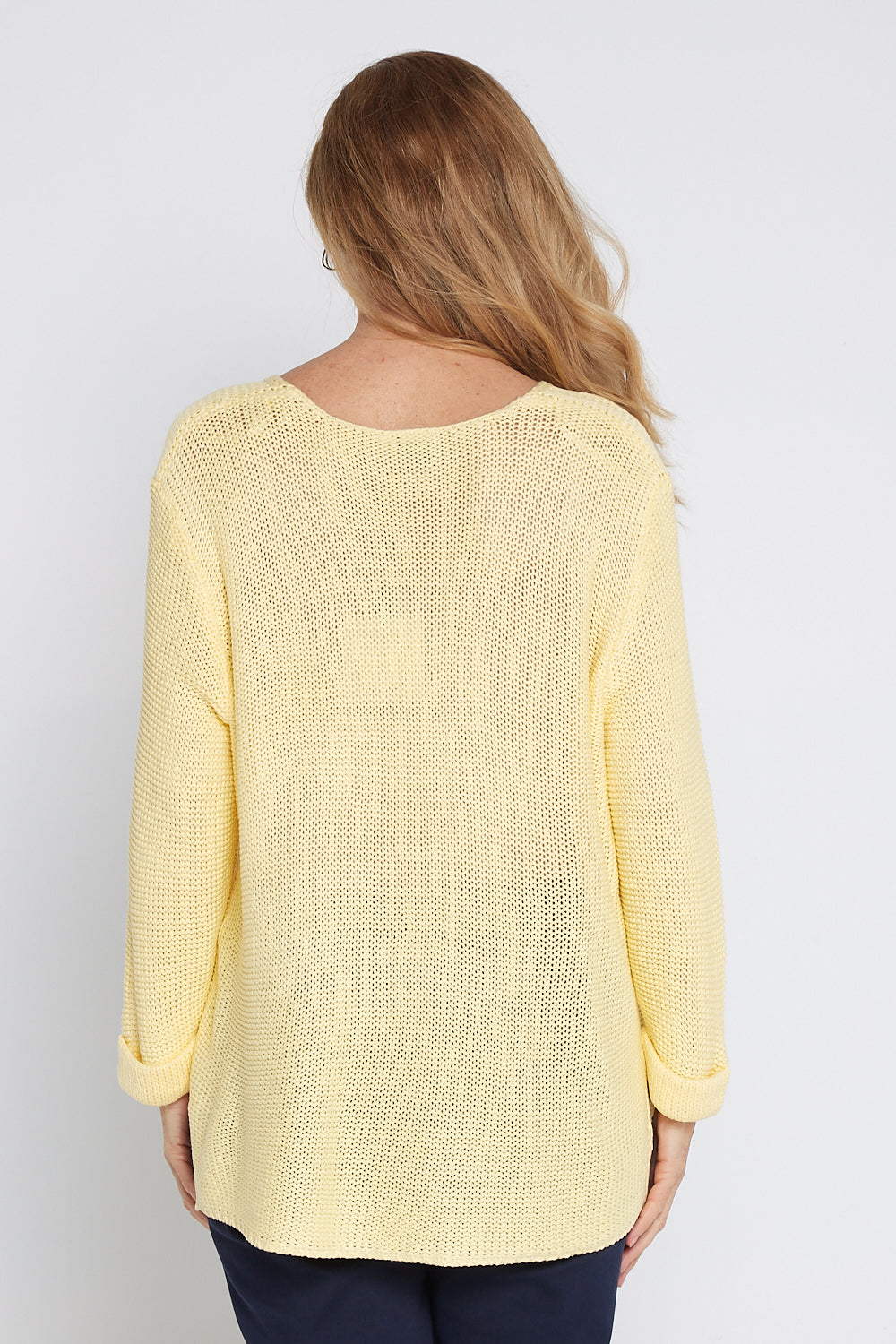 Emmy Cotton Knit Jumper - Butter Yellow