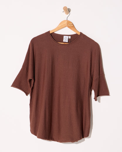 Jarrah Knit Top - Chocolate