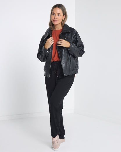 Weekend Life Fleece Pants - Black