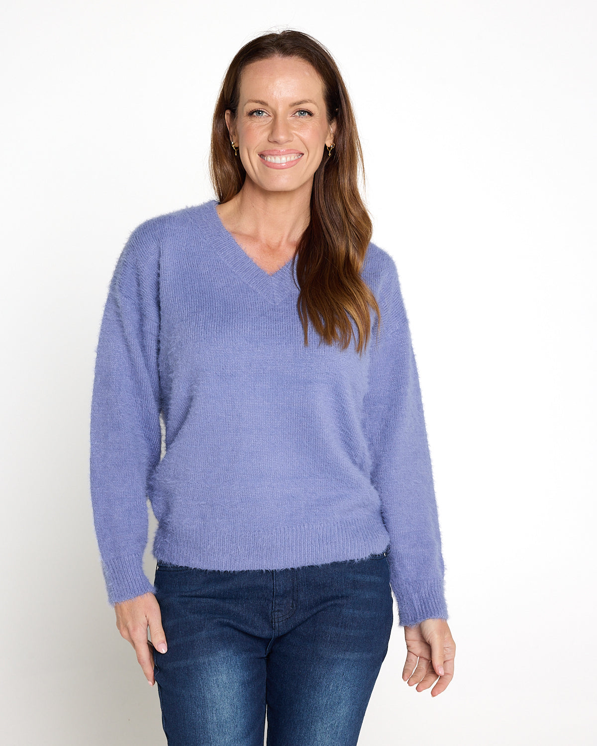 Annetta Fuzzy Jumper - Lilac