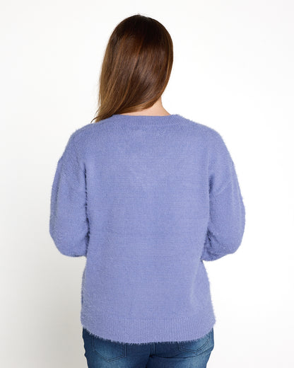 Annetta Fuzzy Jumper - Lilac