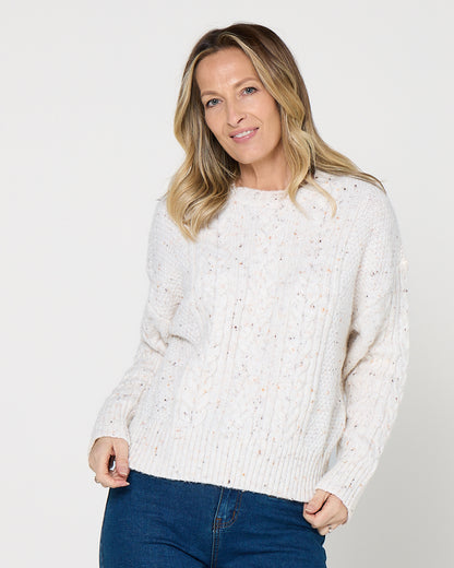 Alaska Knit - White
