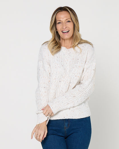 Alaska Knit - White