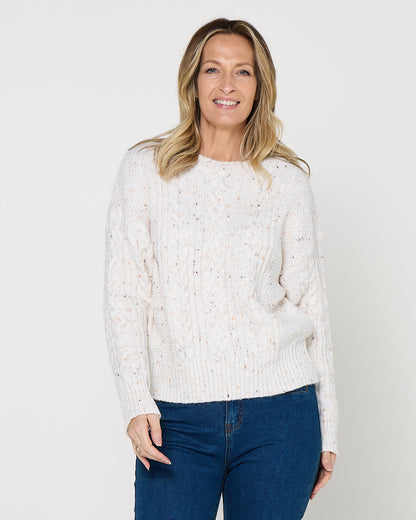 Alaska Knit - White