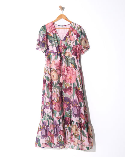 Cresida Party Dress - Pink Floral
