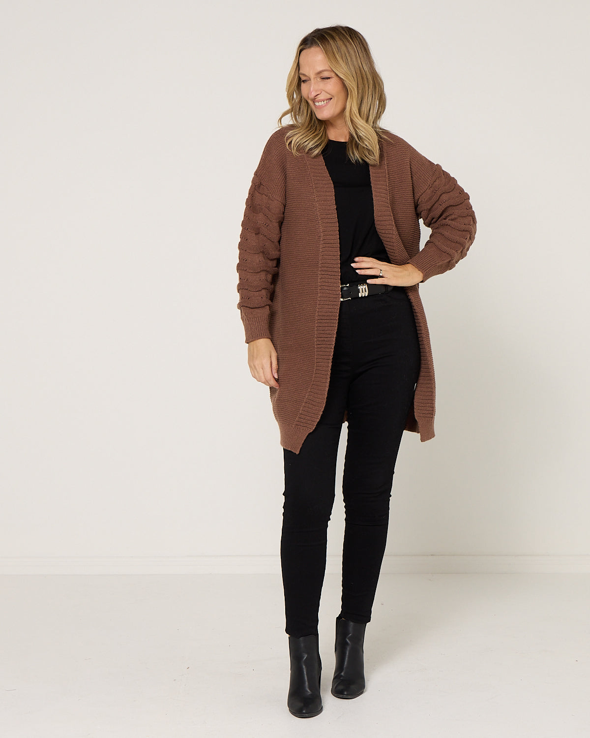 Delburn Cardigan - Chocolate