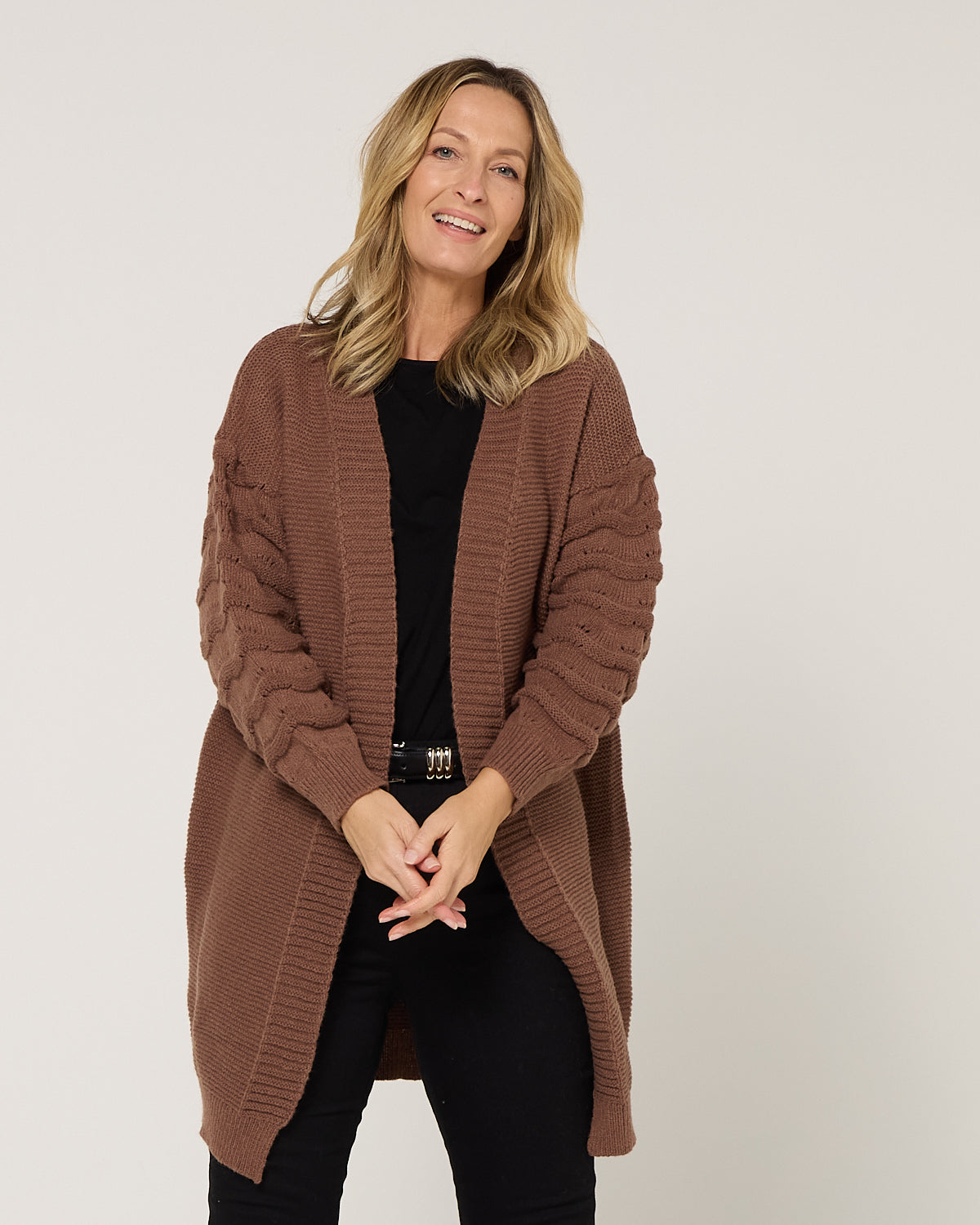 Delburn Cardigan - Chocolate