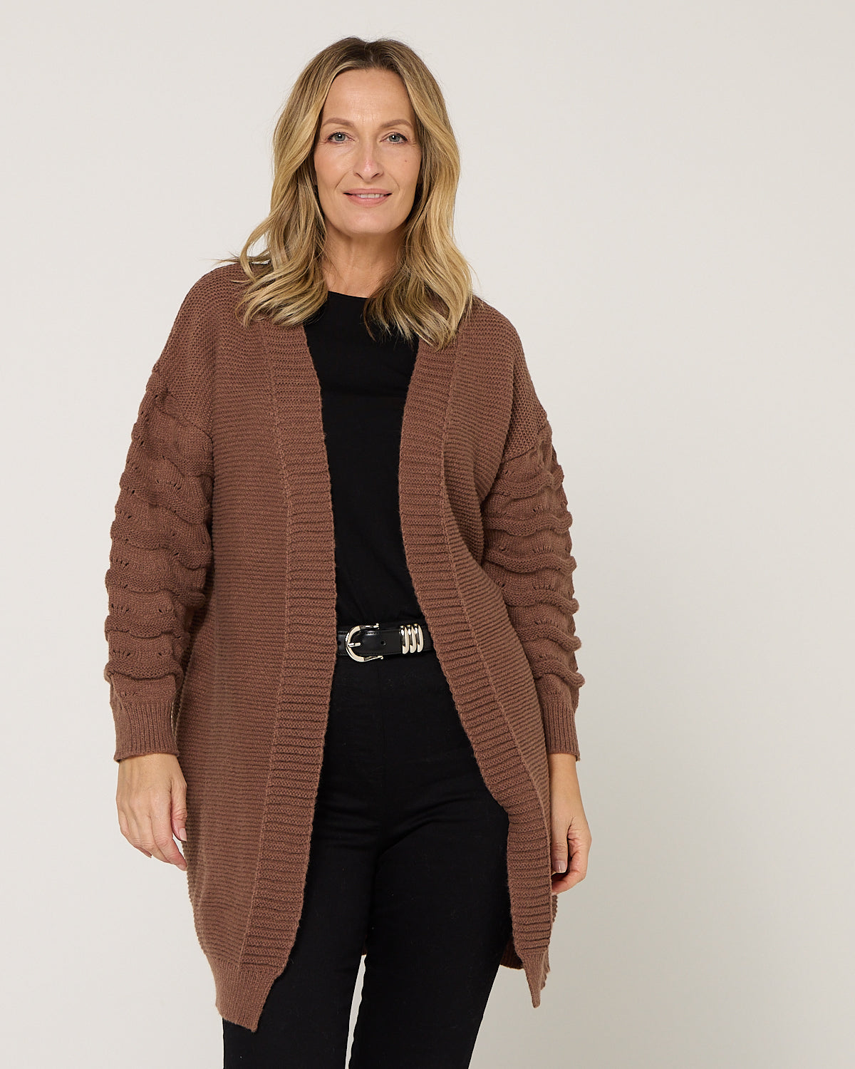Delburn Cardigan - Chocolate