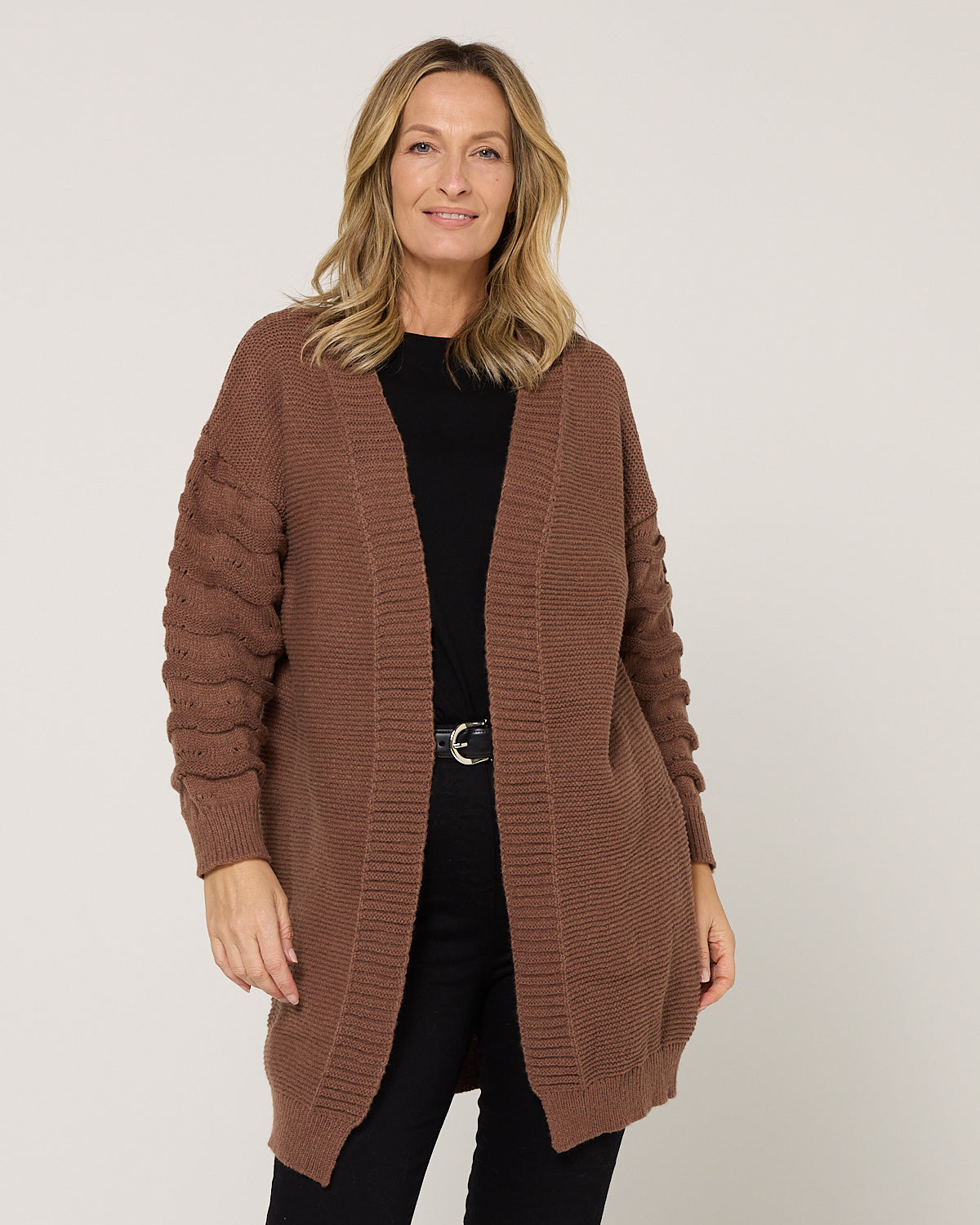 Delburn Cardigan - Chocolate
