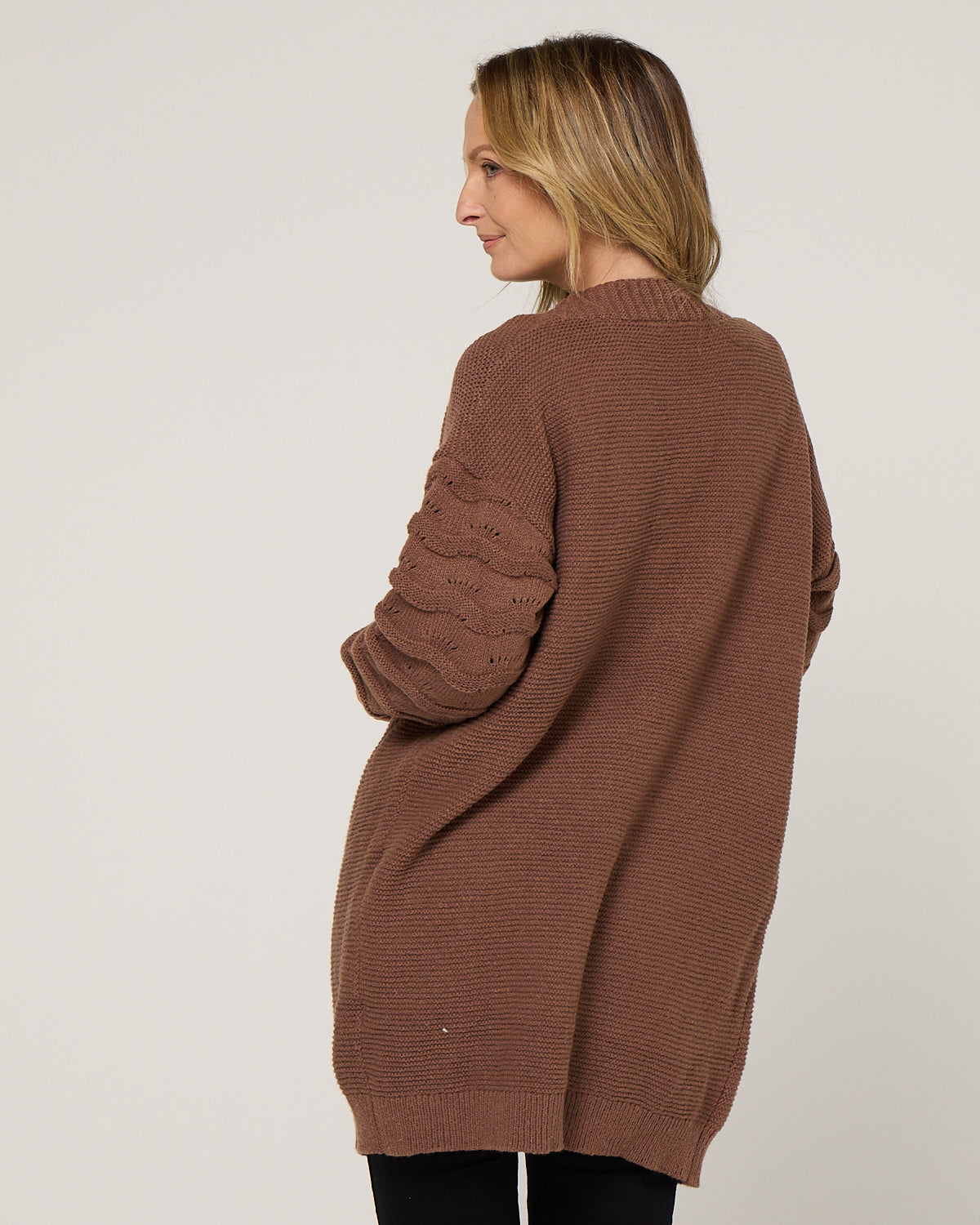 Delburn Cardigan - Chocolate