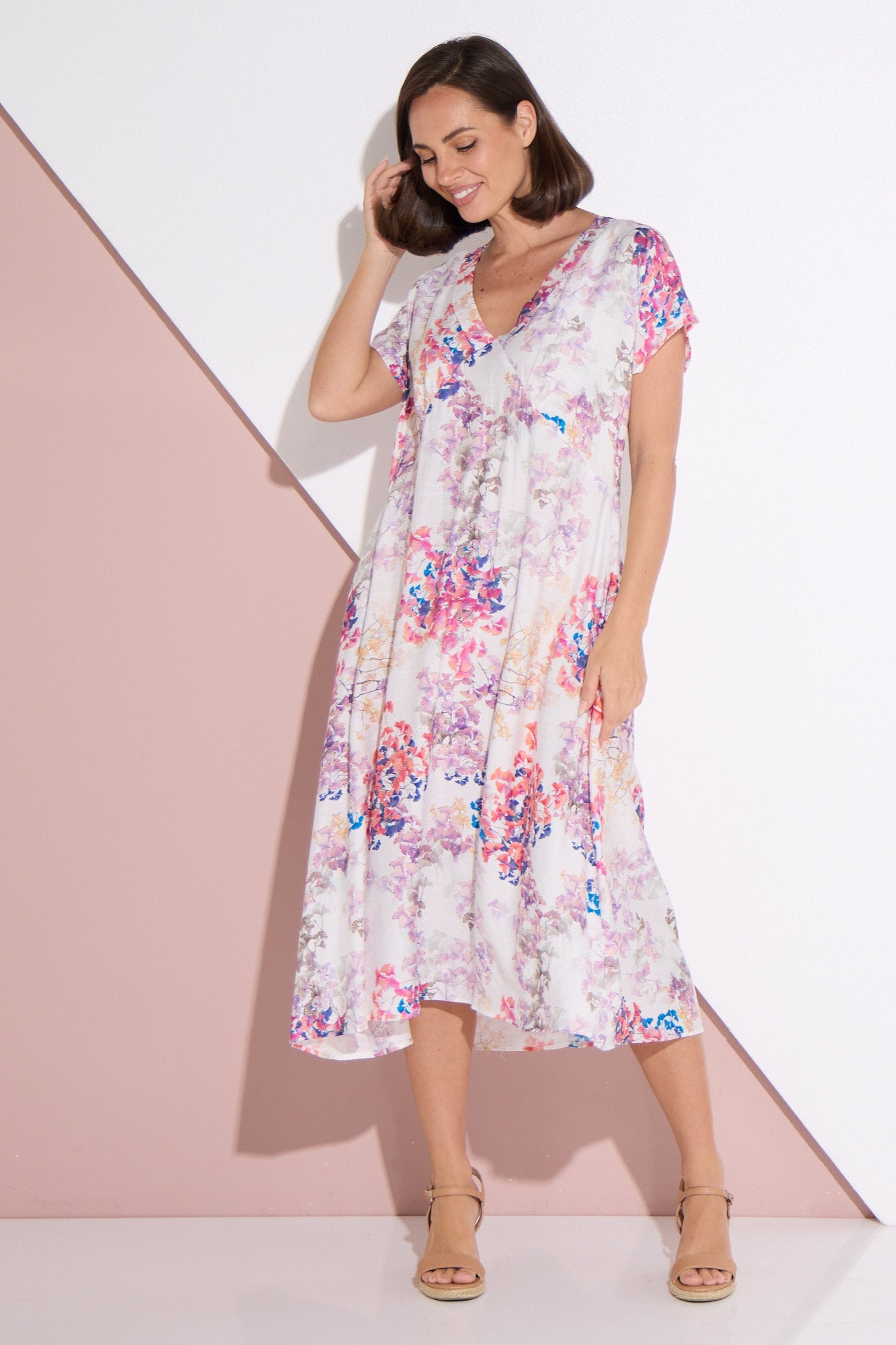 Komaki Dress - Soft Floral