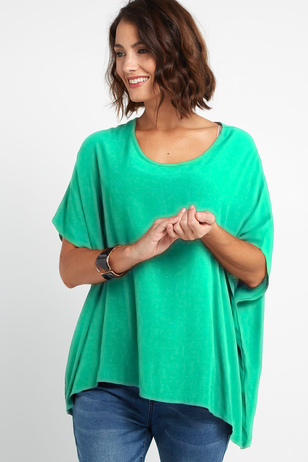 Kuala Lumpur Top - Jade Green