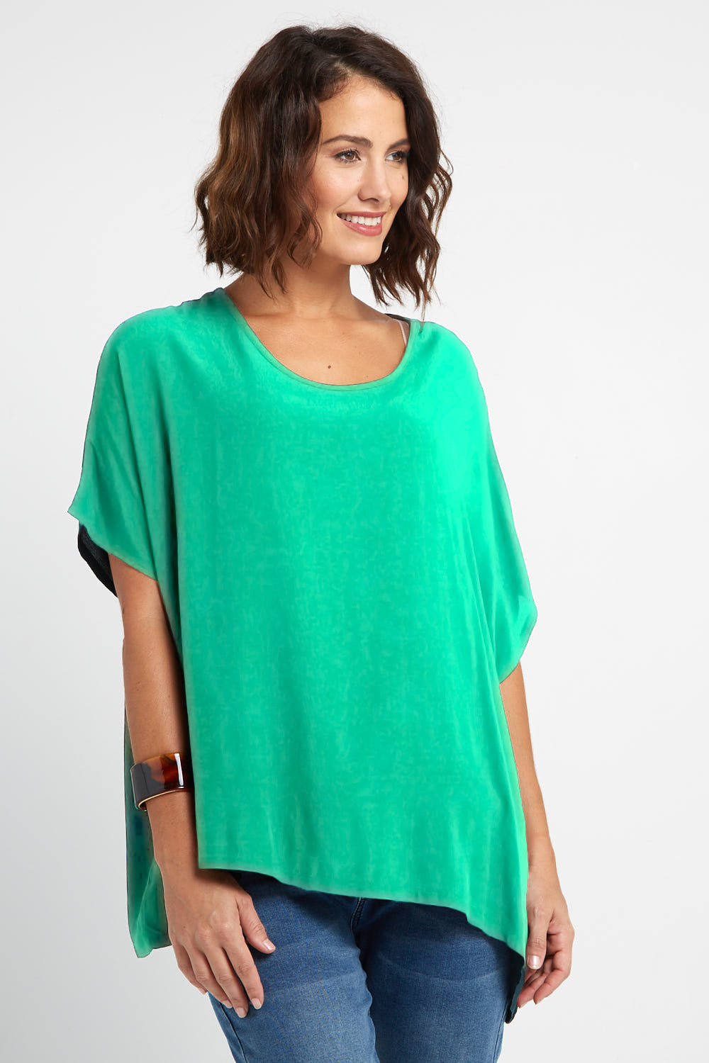 Kuala Lumpur Top - Jade Green