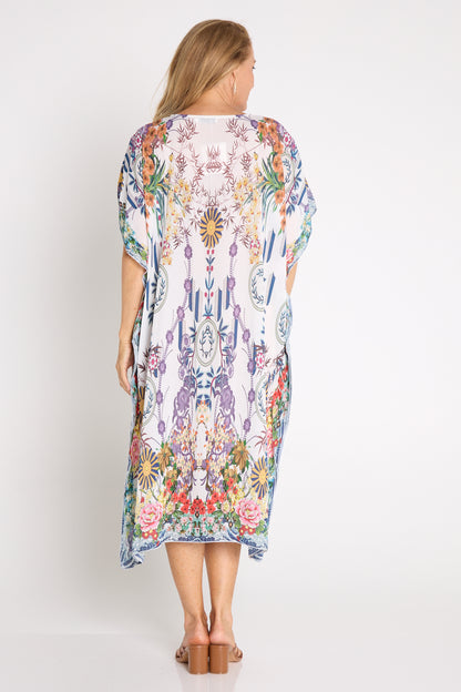 Ibiza Kaftan - Orchid Oasis