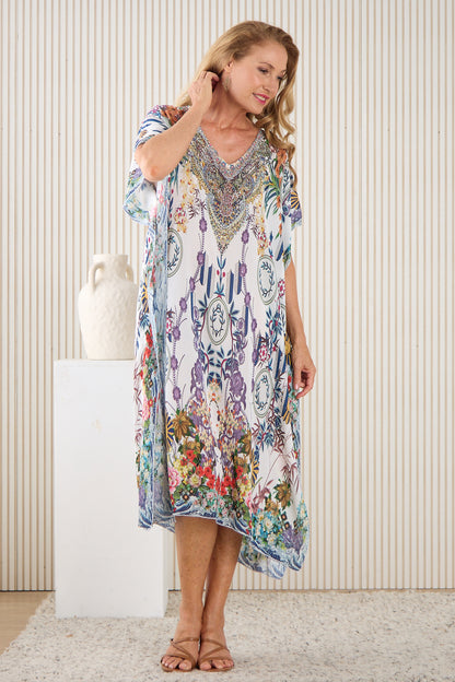 Ibiza Kaftan - Orchid Oasis