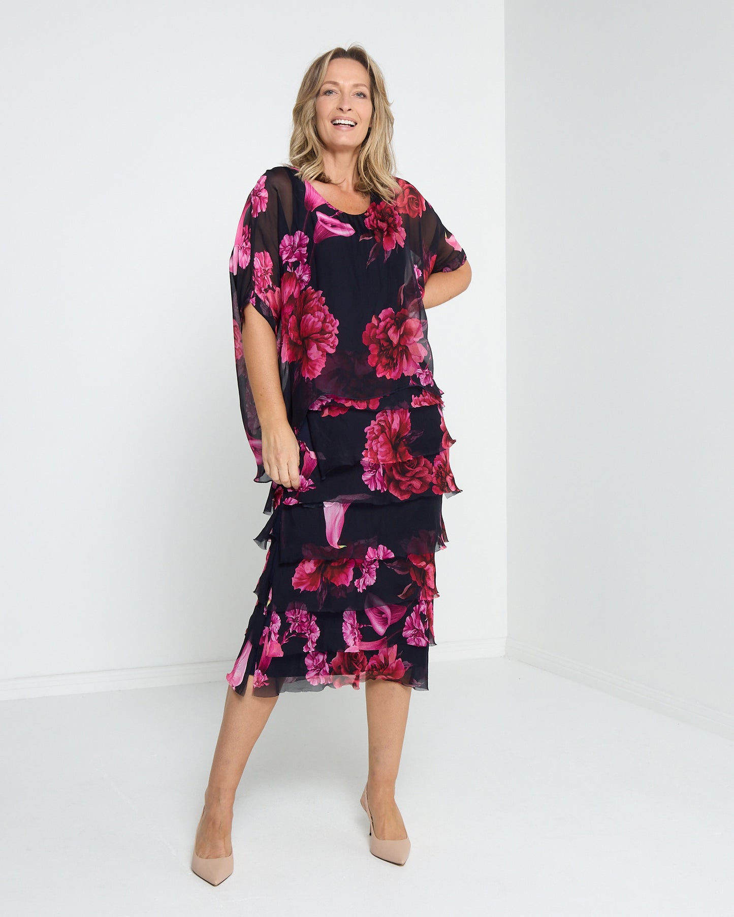 Margo Dress - Midnight Rose