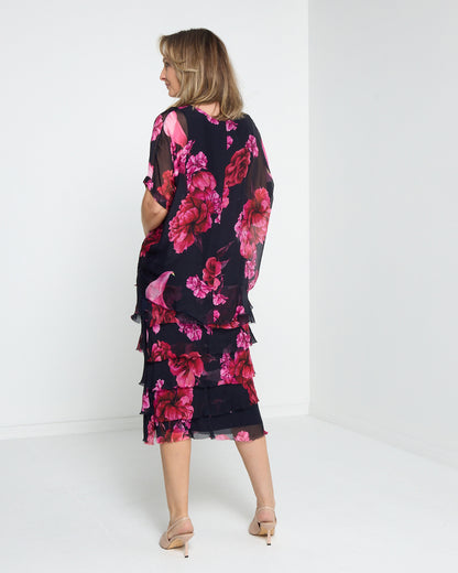 Margo Dress - Midnight Rose