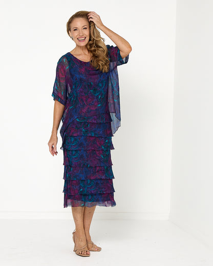 Margo Dress - Midnight Orchid