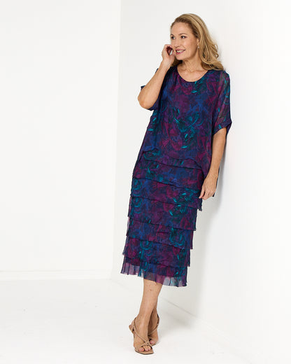 Margo Dress - Midnight Orchid