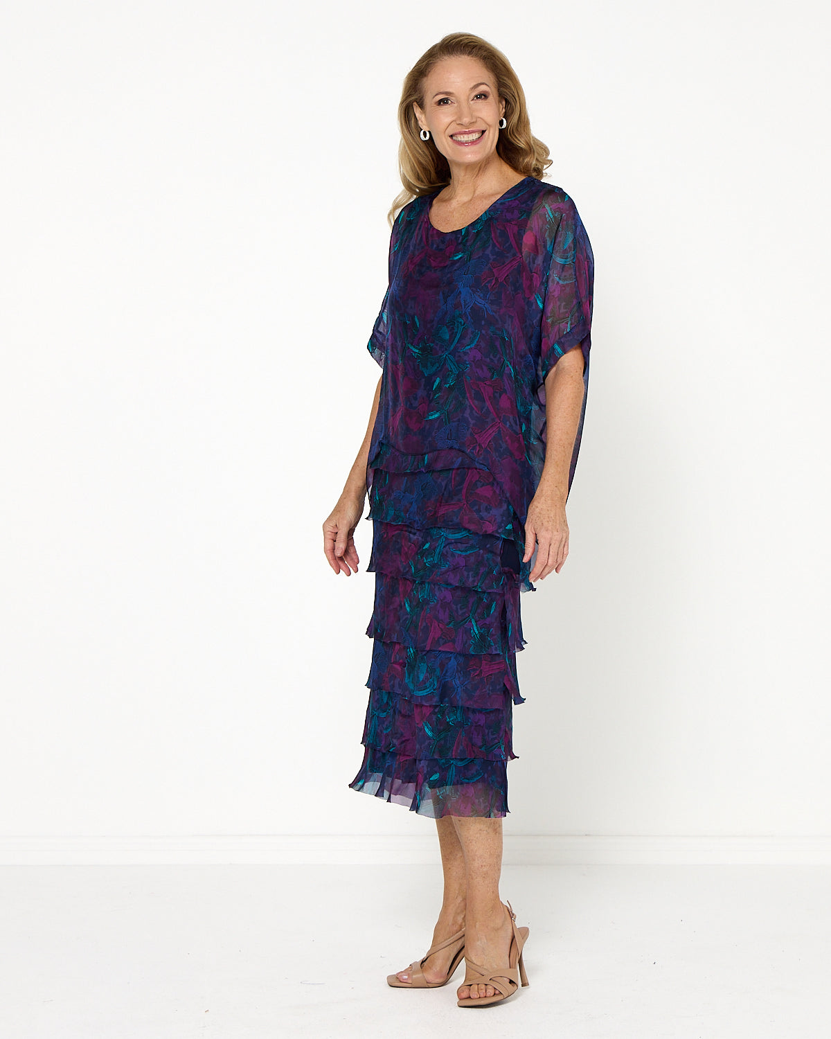 Margo Dress - Midnight Orchid