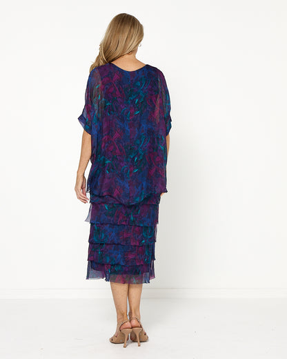 Margo Dress - Midnight Orchid
