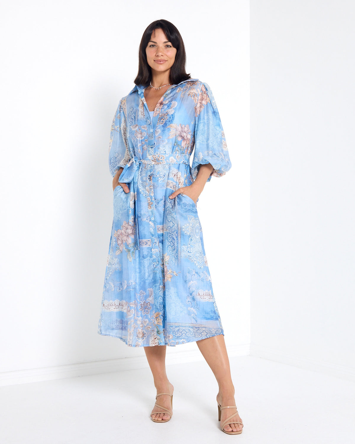 Soravina Dress - Blue