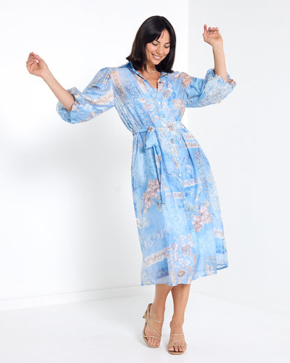 Soravina Dress - Blue