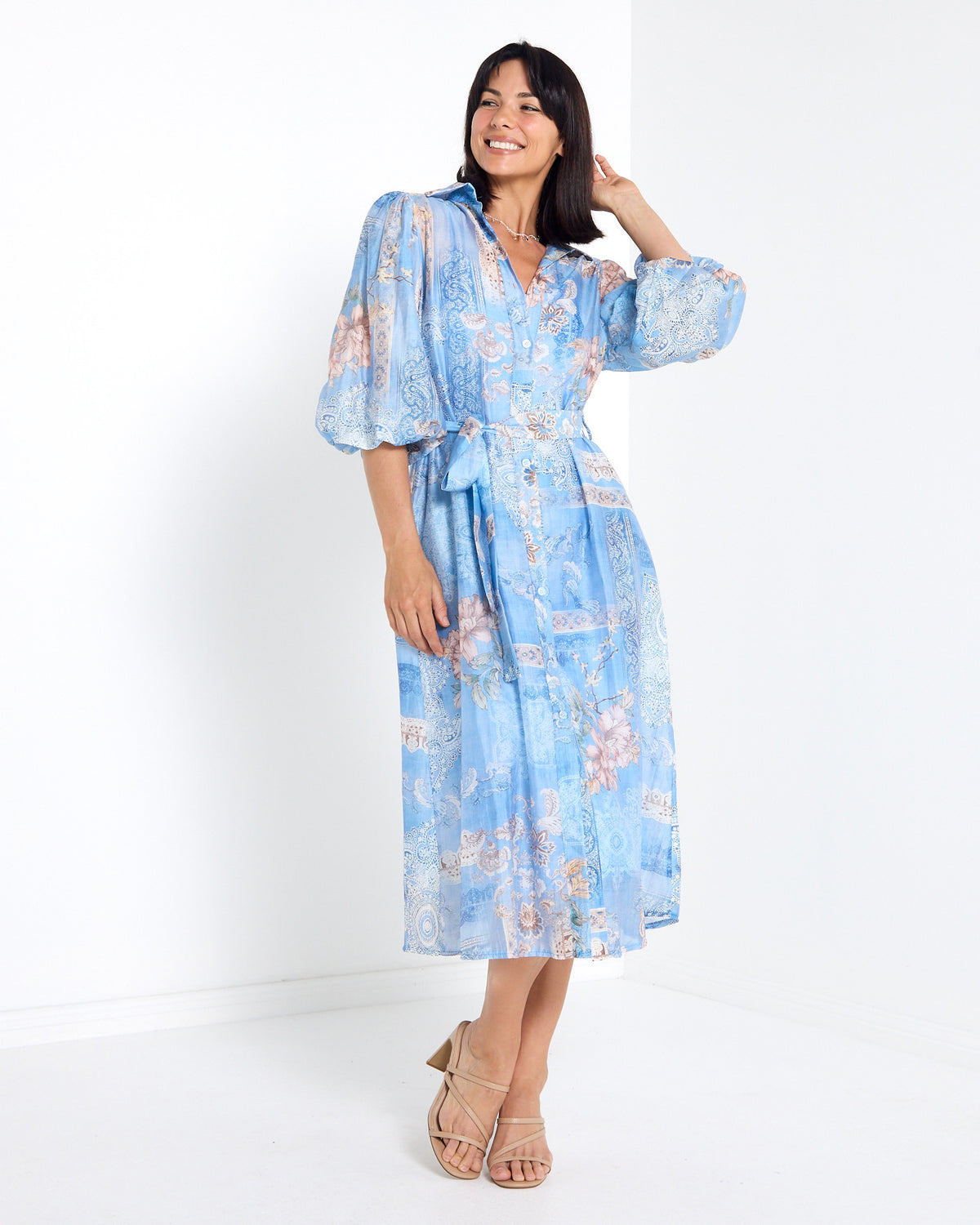 Soravina Dress - Blue