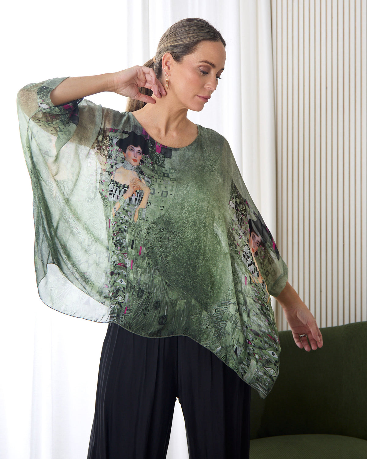 Lilith Top - Antique Olive