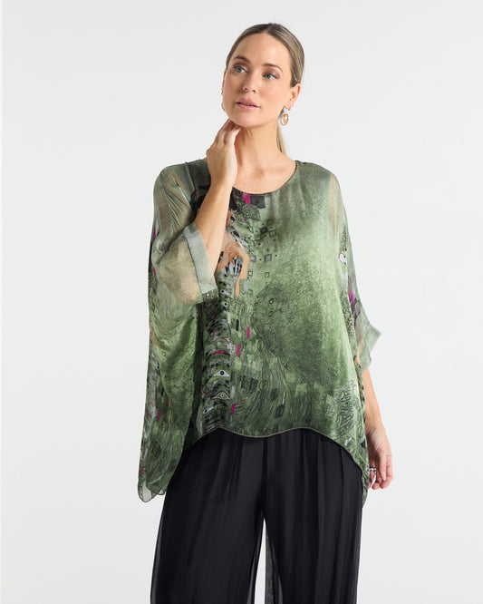 Lilith Top - Antique Olive
