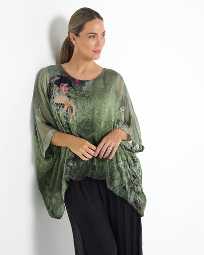 Lilith Top - Antique Olive