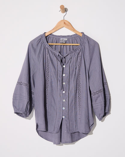 Woodford Blouse - Dusty Lavender
