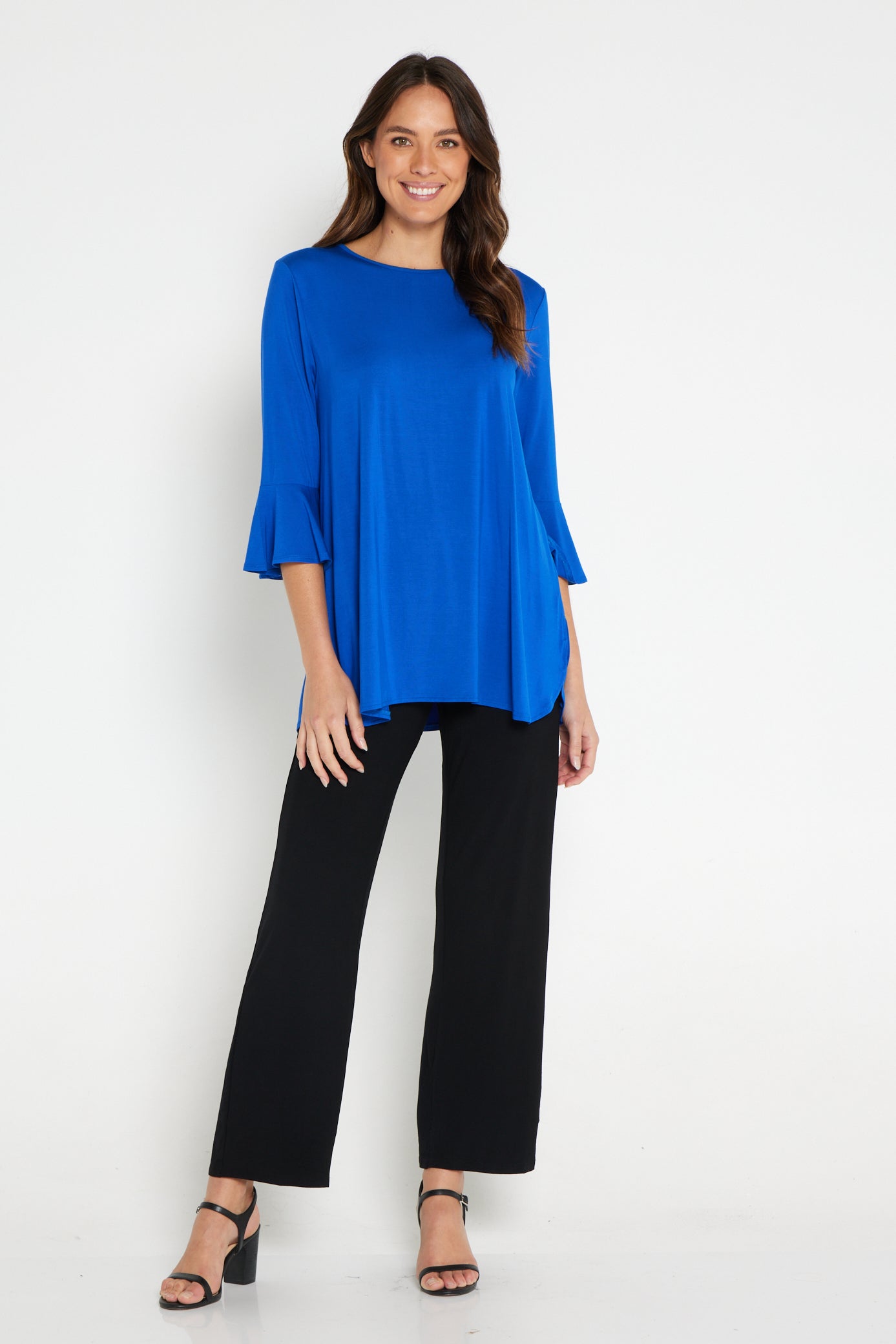 Lacey Bamboo Top - Royal Blue