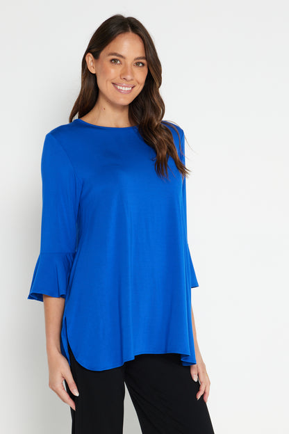 Lacey Bamboo Top - Royal Blue