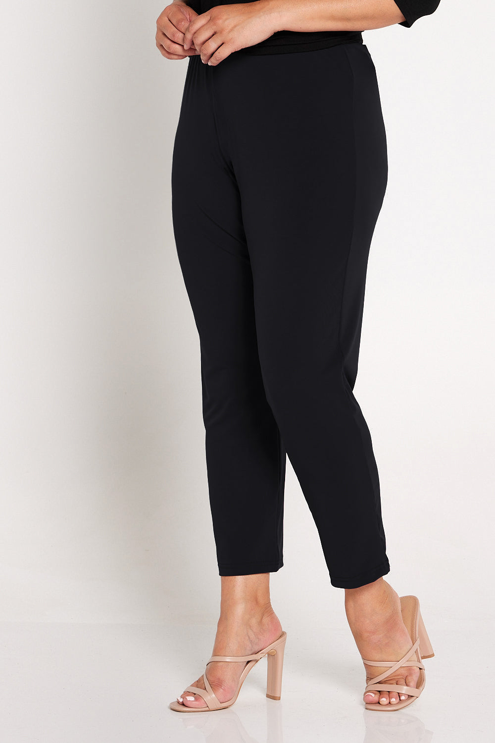Gianna Ponte Pants Petite - Black