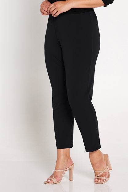 Gianna Ponte Pants Petite - Black
