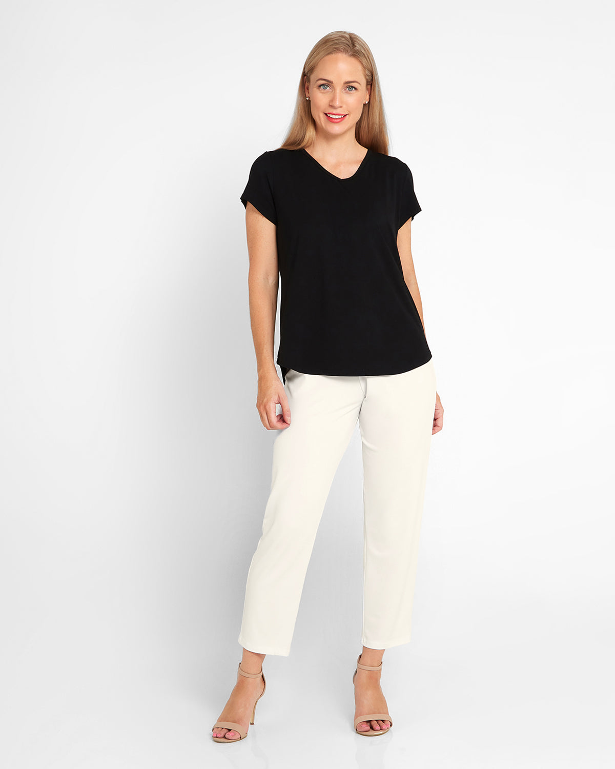 Gianna Pants Petite - Ivory