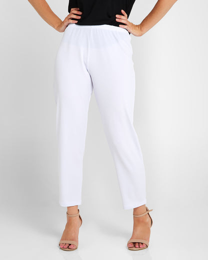 Gianna Pants Petite - Cool White