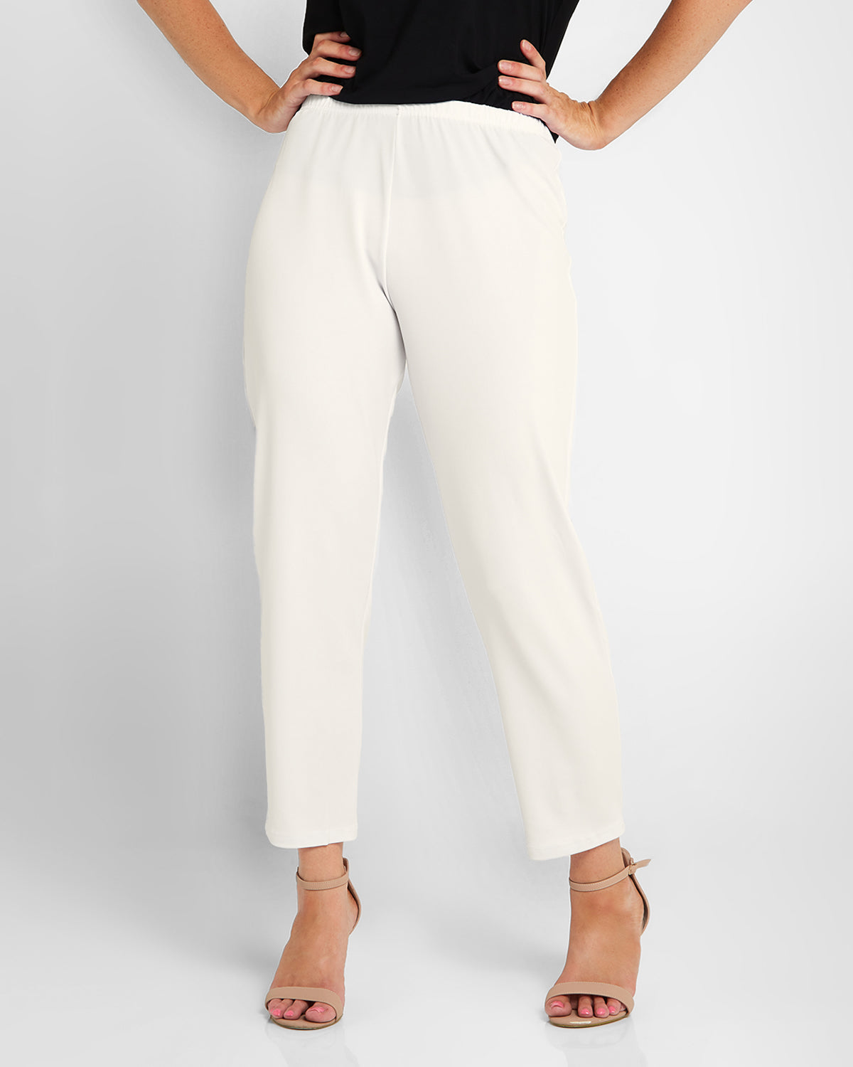 Gianna Pants Petite - Ivory