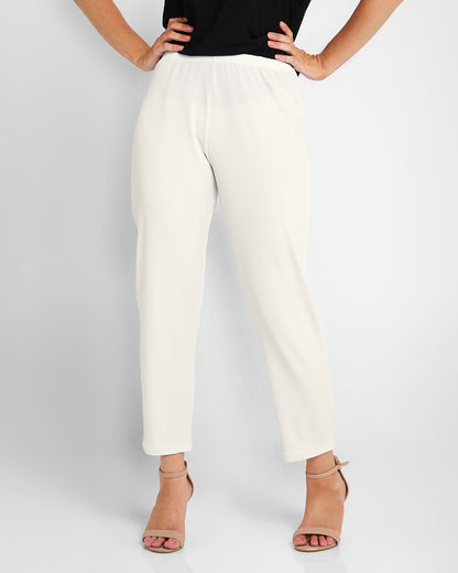 Gianna Pants Petite - Ivory