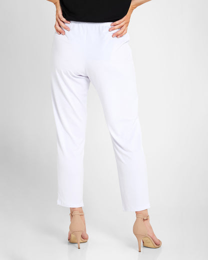 Gianna Pants Petite - Cool White