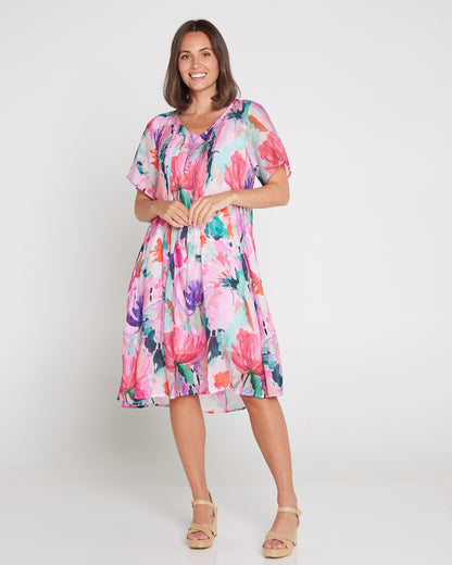 Lamia Dress - Spring Blossom