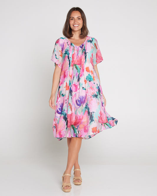Lamia Dress - Spring Blossom