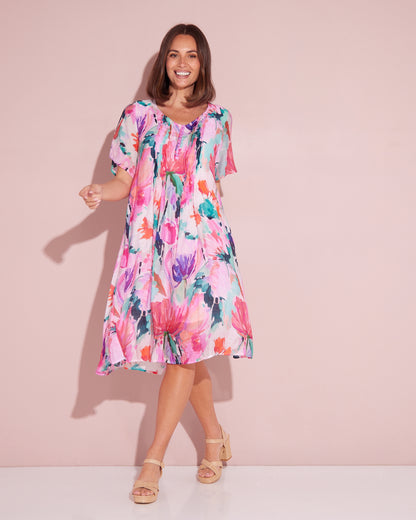 Lamia Dress - Spring Blossom