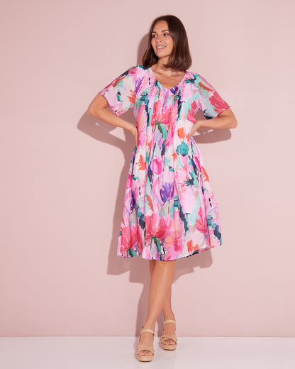 Lamia Dress - Spring Blossom