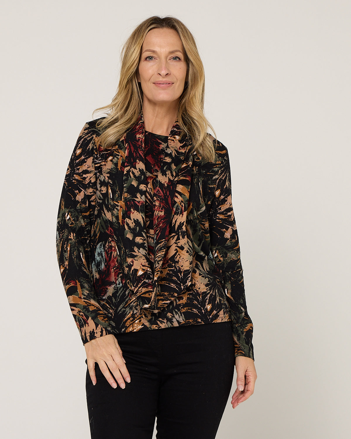 Lani Knit Top & Snood - Autumn Palm
